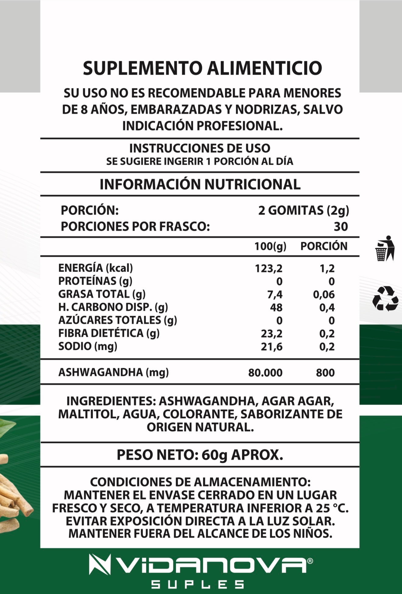 ZenPro Gomitas de Ashwagandha | Olvídate de la baja Energía durante el día