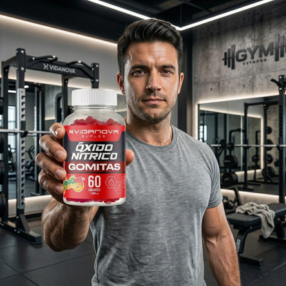 ZenPro Gomitas de Óxido Nitrico | Mejora la Resistencia y flujo Sanguíneo