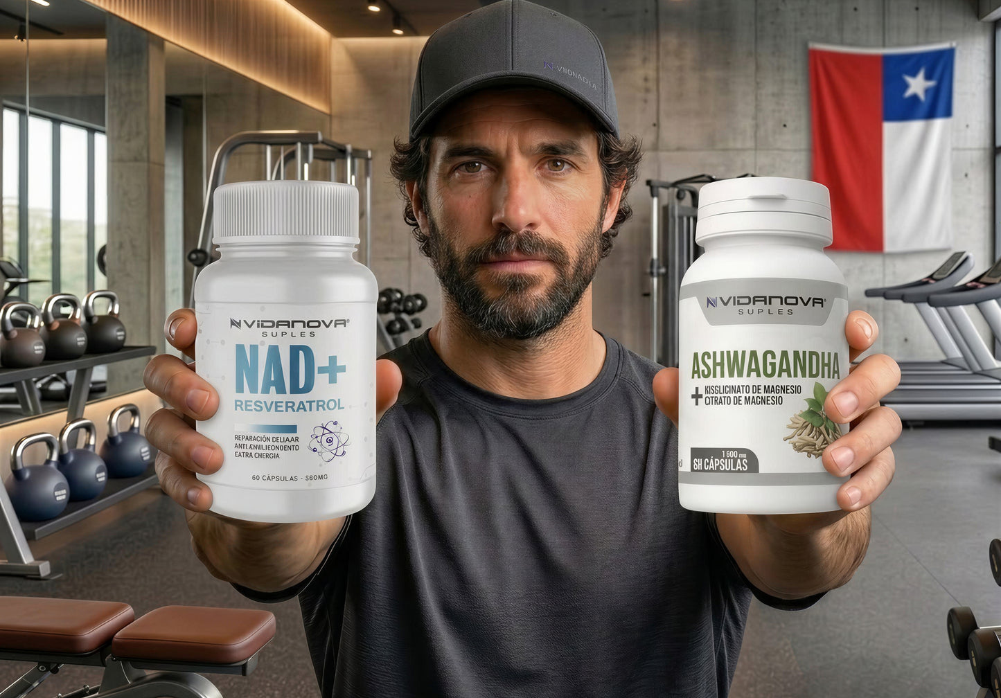 Dúo Bienestar ZenPro | Antiestrés Ashwagandha + Longevidad NAD+